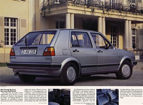 Conrad Antiquario Broschüre Vw Golf 1984