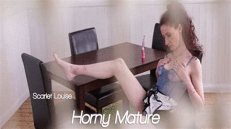 Scarlet Louise Horny Mature 1080p UK Masturbation Instruction Clips4sale