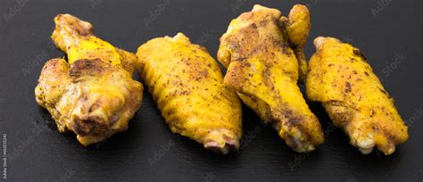 Meat Fried Bones On A Pallet Stock Photo Adobe Stock