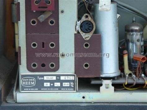 RA625 Radio Erres, Van der Heem NV; Den Haag, build 1962, 5 pictures ...
