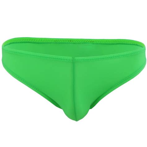 Men Soft Shiny Sheer Mesh Underwear Bikini Briefs Sissy Pouch Panties