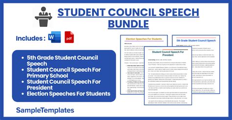 Student Council Speech Examples