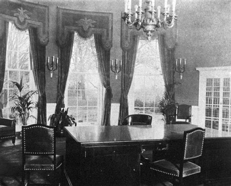 The Original Oval Office Circa White House Usa White Houses