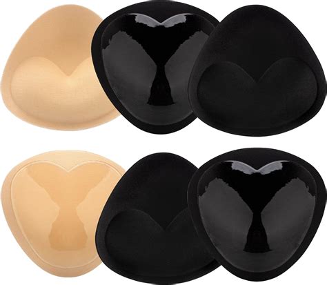 Nimiah Silicone Bra Inserts Breast Pads Pairs Waterproof Push Up