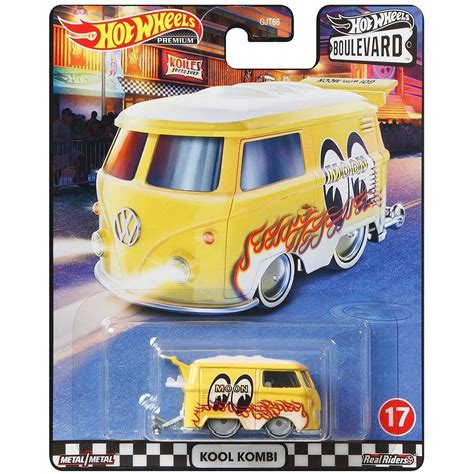 Hot Wheels 2020 Premium Boulevard Volkswagen Kool Kombi MOON EYES Shopee Brasil