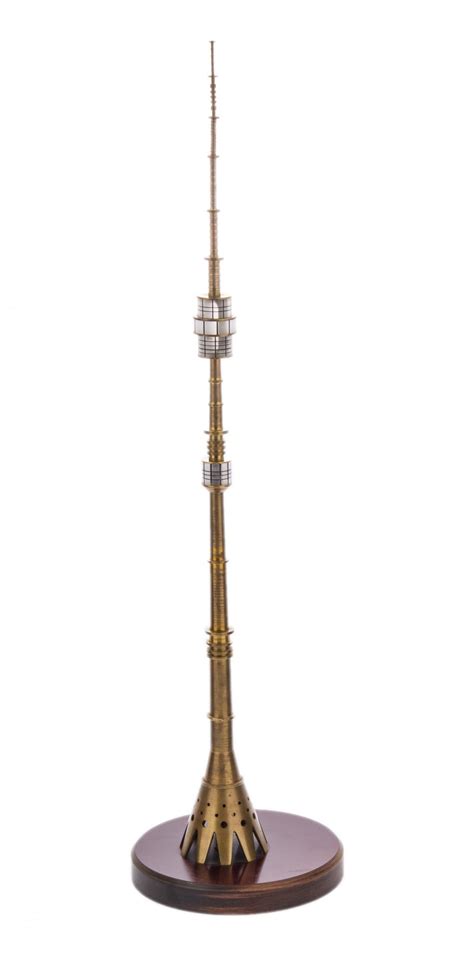 Сувенир настольный "Останкинская башня", металл, СССР, 1970-1990 гг ...