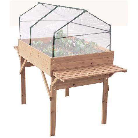 TheMasterGardnerCompany Organic Gardening Table Greenhouse Base | Wayfair