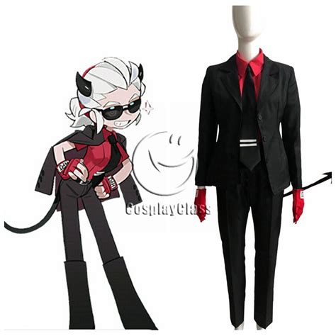 Helltaker Justice The Awesome Demon Cosplay Costume Cosplayclass