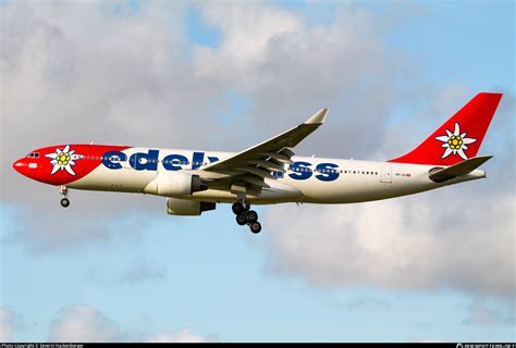 HB IQI Edelweiss Air Airbus A330 223 Photo By Severin Hackenberger ID