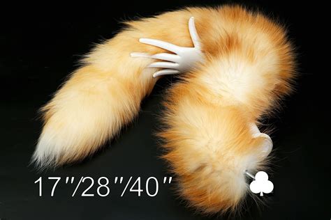 Red Fox Tail Plug Fox Tail Butt Plug Wolf Tail Plug Anal Tail Etsy