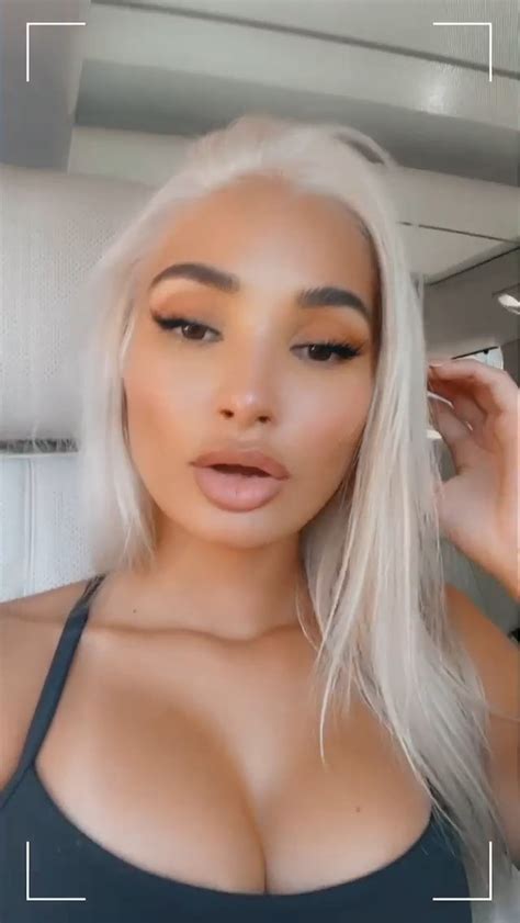 Skinny Blonde Pia Mia Totally Looks Like A Sex Doll Come To Life The