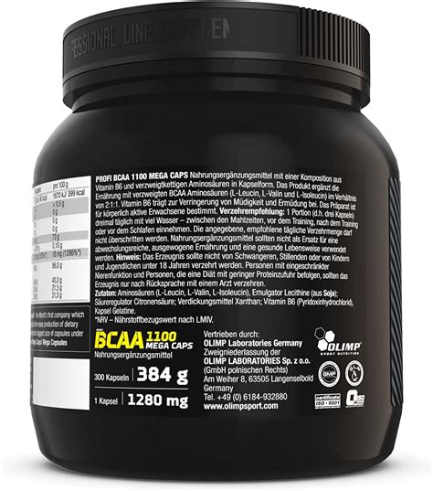 Olimp BCAA Mega Caps 1100 Test/Erfahrung