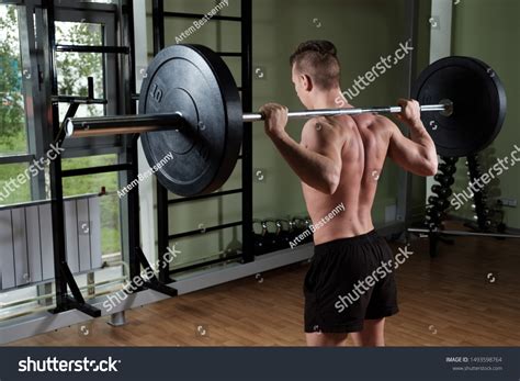 Muscular Guy Naked Torso Sports Shorts Stock Photo Shutterstock