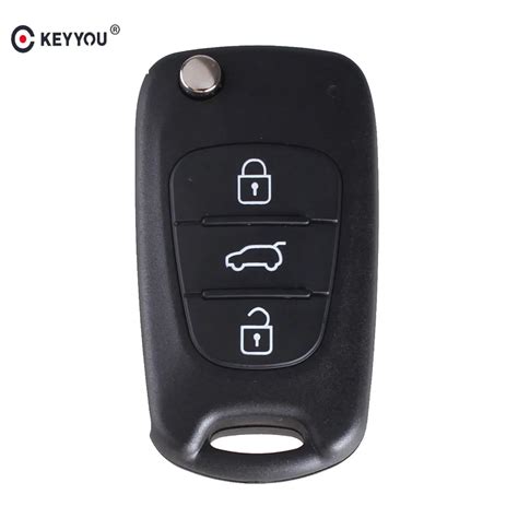 Keyyou Remote Flip Folding Key Shell Case Buttons Fit For Kia Keyless