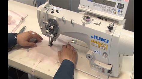 Juki Lh 3528a 2 Needle Lockstitch Machine Youtube