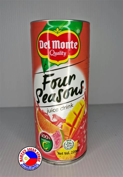 Del Monte Four Seasons Juice 220ml Marta Asian Store