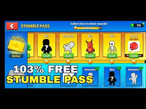 How To Get Free Stumble Pass In Stumble Guys Free Gems In Stumble