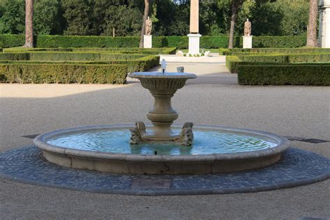 Fountain in Villa Medici Courtyard