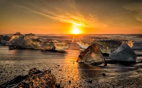 Jökulsárlón Ice Beach, Iceland Sunrise Sunset Times