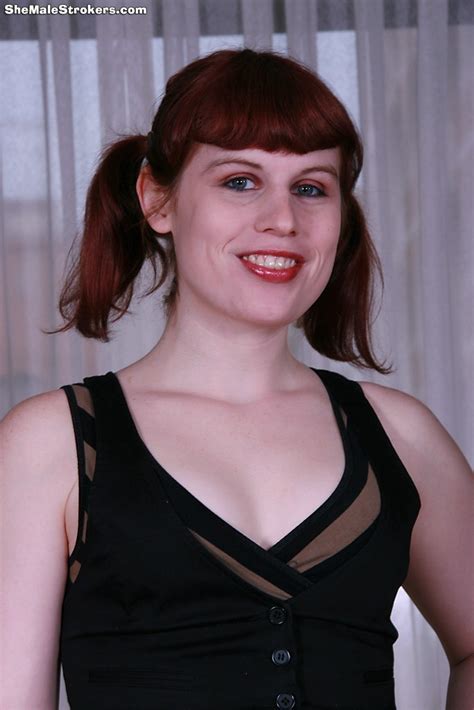 Redhead Shemale Stroker Cutie With Puffy Nipples Porn Pictures Xxx Photos Sex Images