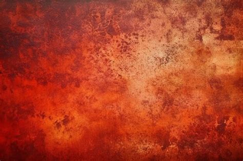 fiery rust red background  vintage decor premium ai generated image