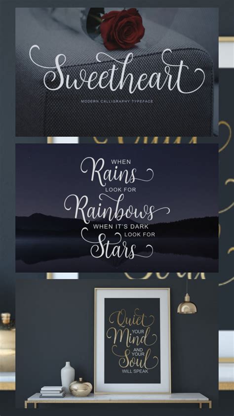 Sweetheart Font By Unicode Studio · Creative Fabrica Wedding Fonts