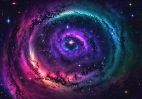 Premium AI Image Colorful Space Filled With Stars And Clouds Galaxy