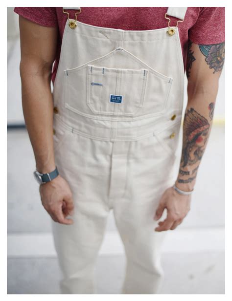 SauceZhan BD03 Bib Overalls for Men Denim Selvedge Jeans Jeans Raw ...