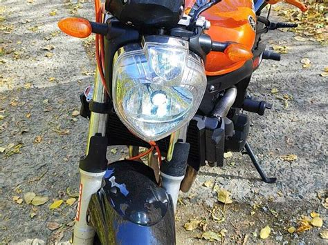 Купить б у Yamaha FZ6 инжектор 6 передач в Новоуральске оранжевый naked bike 2006 года по цене