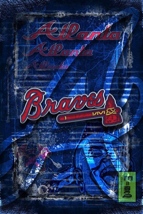 Atlanta Braves Baseball Poster Braves Print Atl Braves T Braves