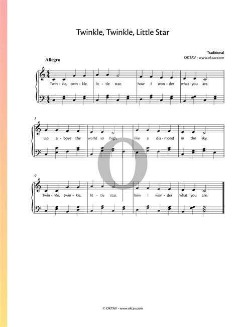 twinkle piano sheet music 1