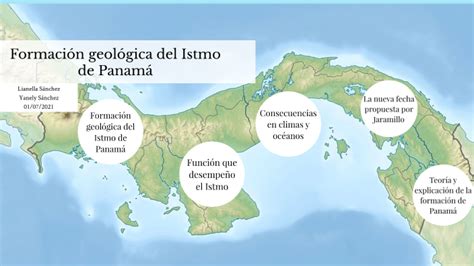 Formación Geológica Del Istmo De Panamá By Lianella Sánchez On Prezi