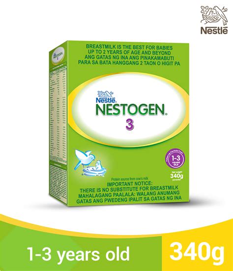 Nestogen 3 Plus Prebio 1-3 Years Old 340G - Rose Pharmacy Medicine Delivery