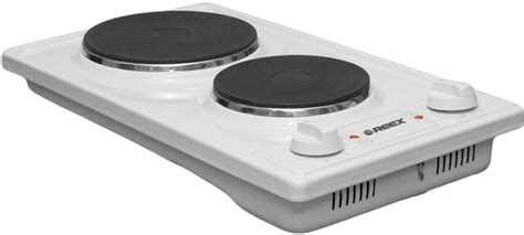 Двух конфорочная плита REEX CTE- 32d WH(белый) Настольные электрические ...