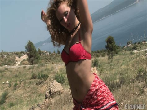 Hot Outdoor Striptease