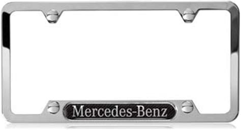 Amazon Genuine Mercedes Benz License Plate Frame Stainless Steel