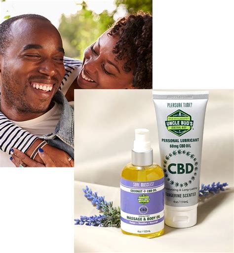 Better Sex Box Cbd Massage Oil Lube Uncle Buds Hemp