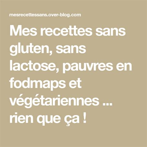 Mes Recettes Sans Ibs Recipes Recipes Blog