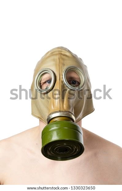 Man Gas Mask Male Head Naked Stock Photo Shutterstock