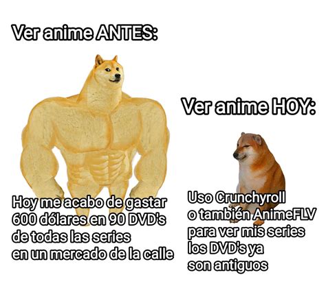 Ver Anime Antes Vs Hoy Meme Subido Por Necromante Memedroid