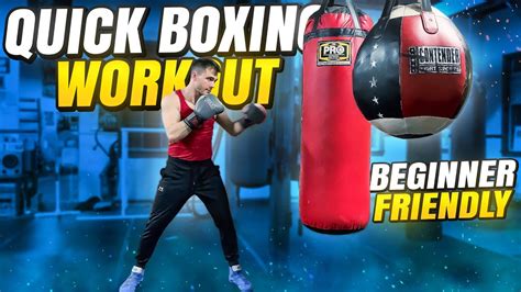 Effective Boxing Workout Beginner Friendly Youtube