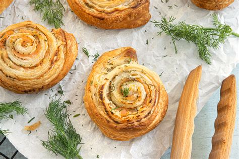 Blätterteig Röllchen Mit Lachs Rezept Eatde