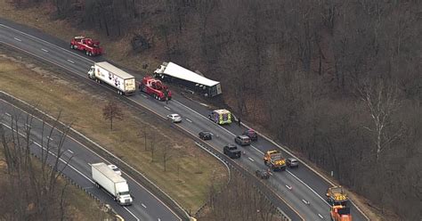 One Injured After Tractor Trailer Overturns On Interstate 83 In Parkton