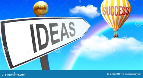 ideas leads  success stock illustration illustration  satisfaction