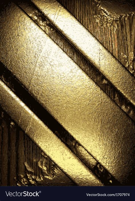 Gold And Wood Background Royalty Free Vector Image