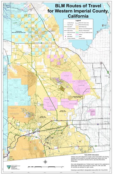 Blm Ohv Maps California Printable Maps