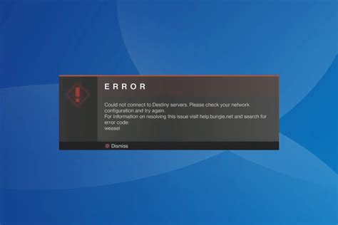 Cómo reparar el código de error Weasel en Destiny 2 TWCB ES