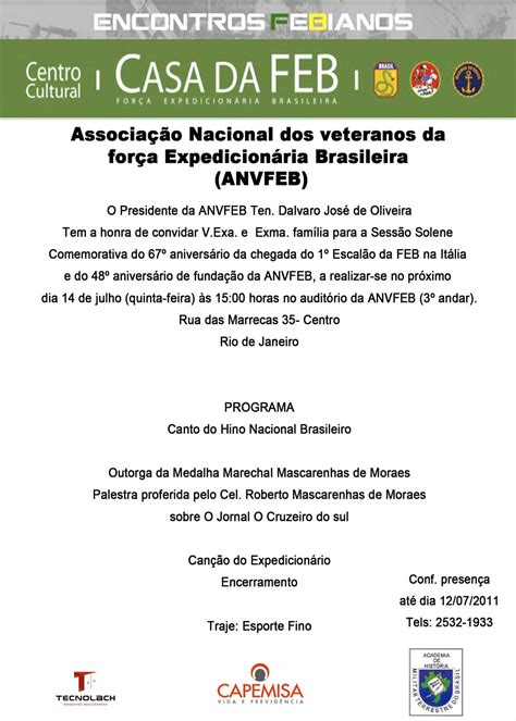 Hist Ria Militar Carlos Daroz Sess O Solene Na Associa O Nacional