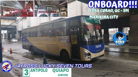 Onboard Bus Ride Jayross Lucky Seven Tours Iveco Euromidi Sr