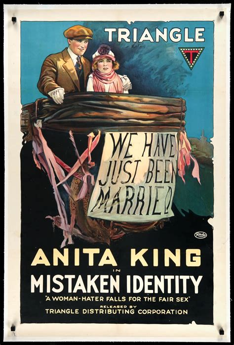 Mistaken Identity 1919 Original One Sheet Movie Poster Original